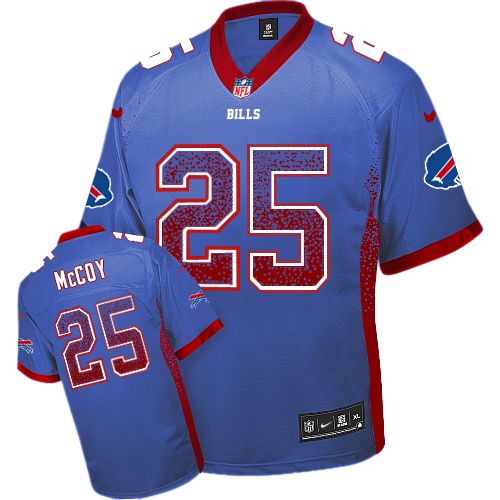 Men's Elite LeSean McCoy Nike Jersey Royal Blue - #25 Drift Fashion NFL Buffalo Bills